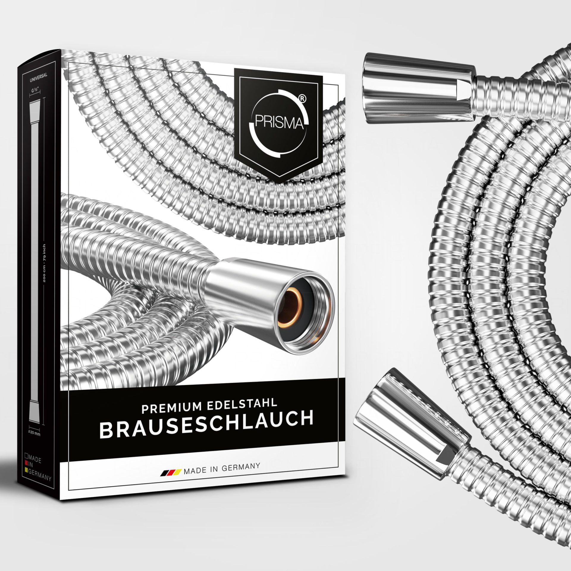 3977 Product - PRISMA Brauseschlauch aus Edelstahl • Made In Germany